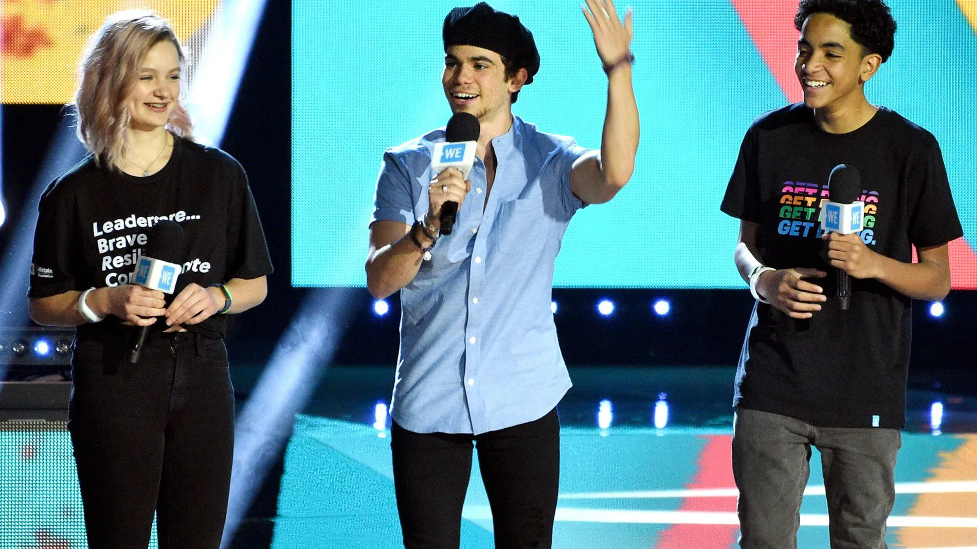 Cameron Boyce en un foro en Inglewood