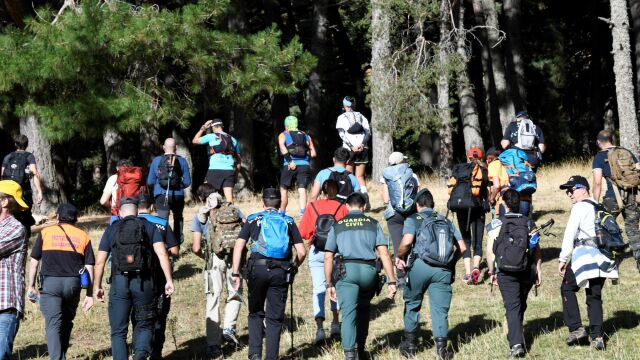 Tercer día de búsqueda de la ex esquiadora, por tierra y aire