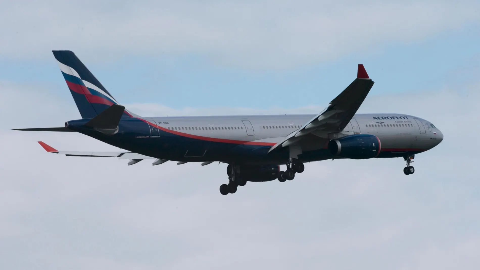 Foto de archivo de un avión aterrizando en el aeropuerto de Moscú donde se produjo el incidente/Reuters