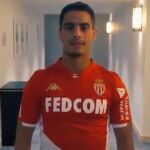 Ben Yedder, con la camiseta del Mónaco.