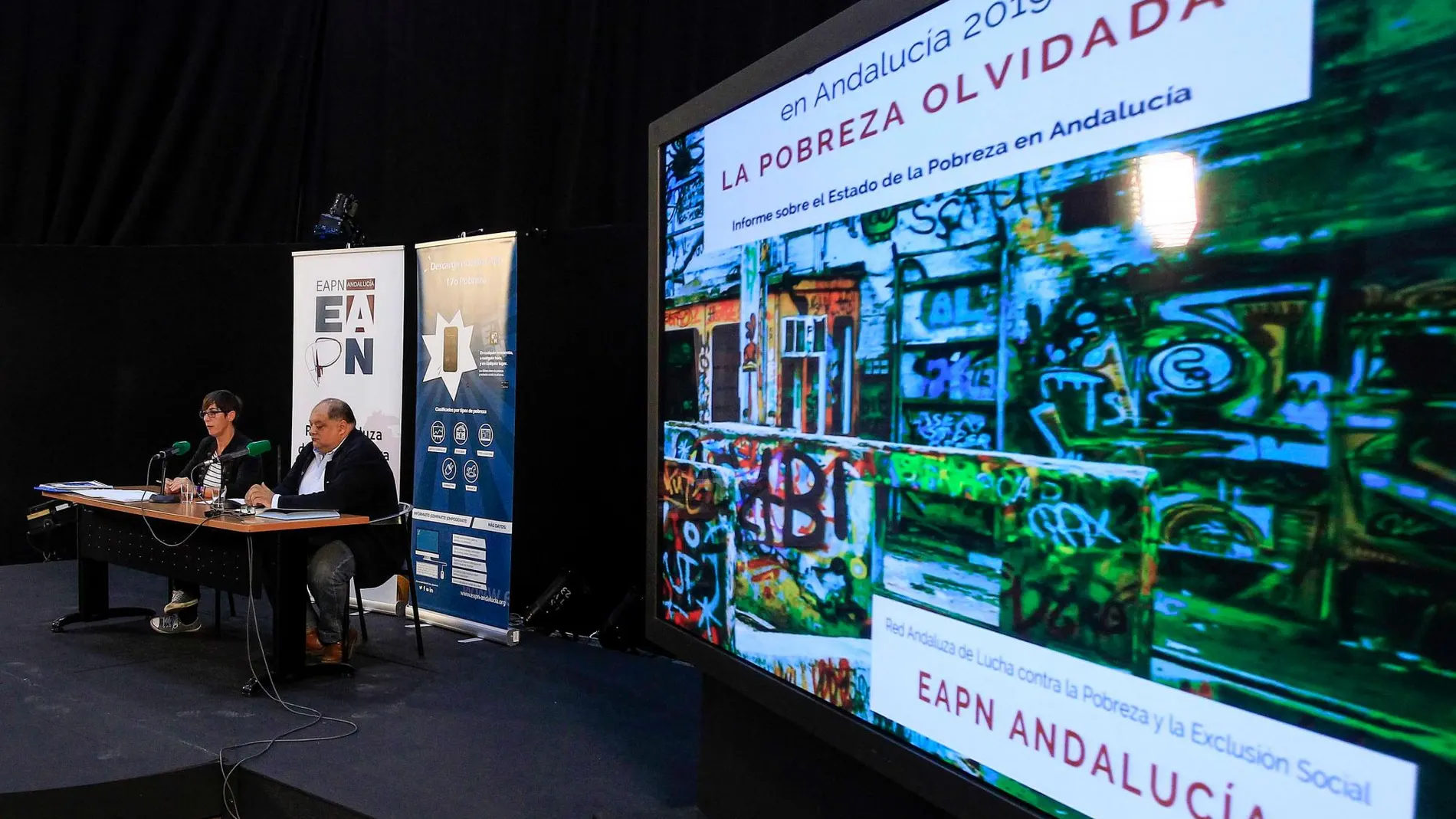 Presentación ayer del informe de la Red Andaluza de Lucha contra la Pobreza y la Exclusión Social (EAPN-A) / Foto: Manuel Olmedo