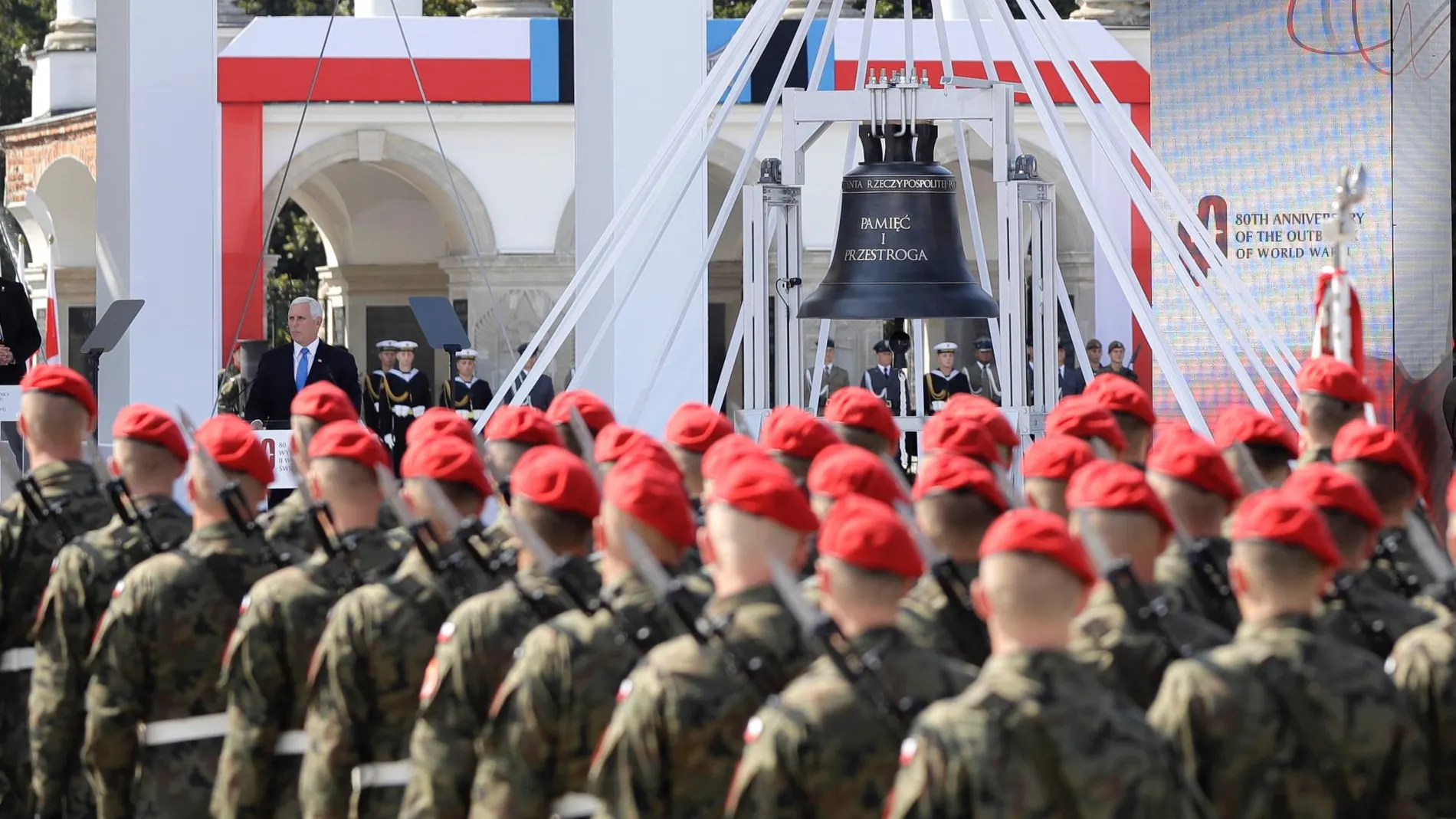 Polonia conmemora el 80 aniversario del inicio de la II Guerra Mundial bajo  el manto de Estados Unidos
