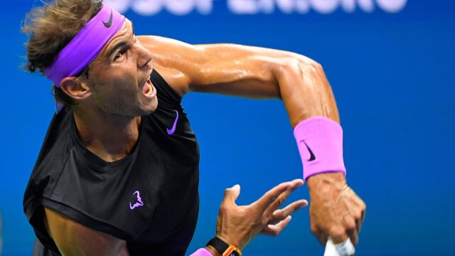 Rafa Nadal, durante el US Open de 2019.