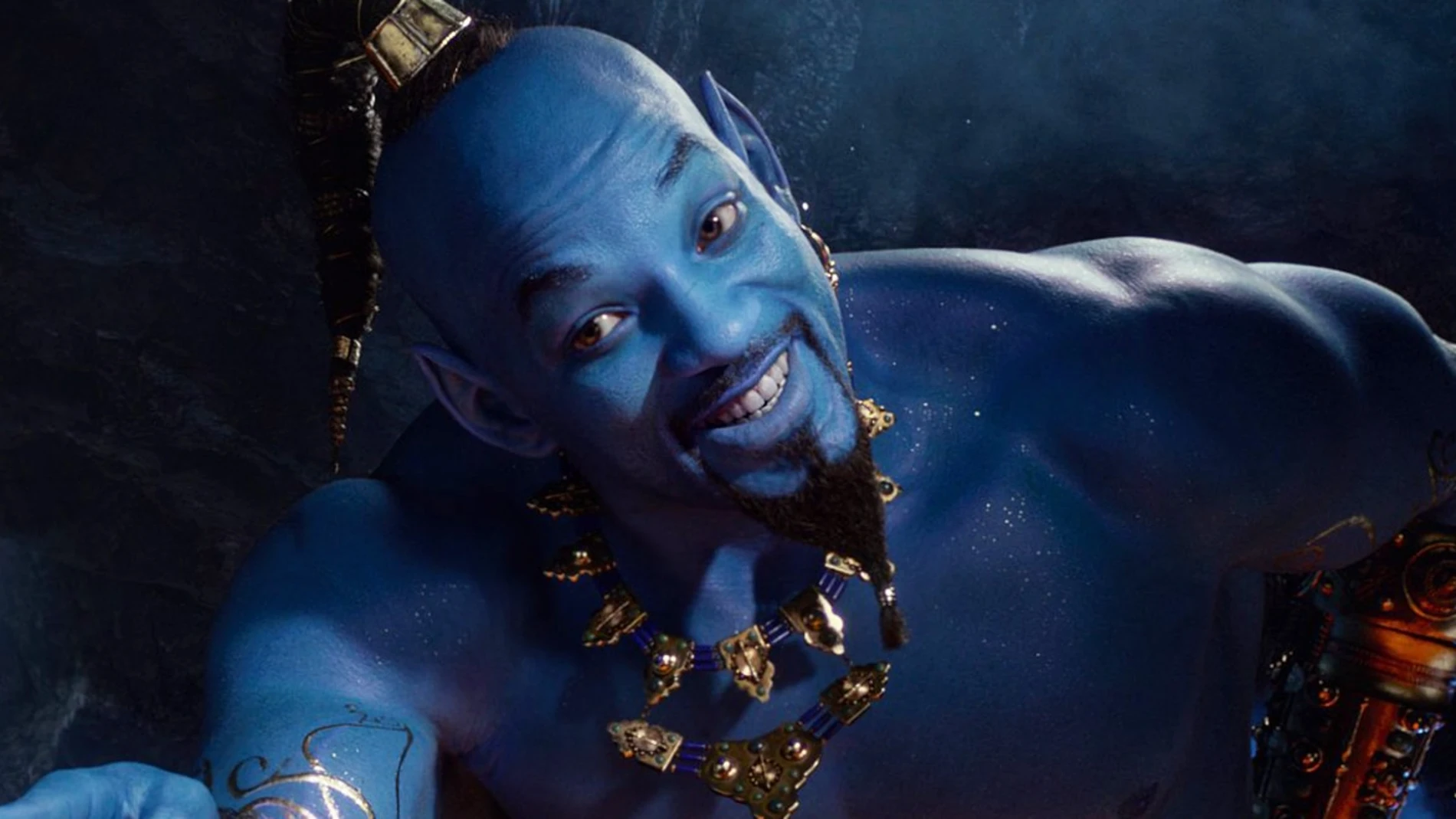 Will Smith se puso en la piel de genio en la última versión de “Aladdin”