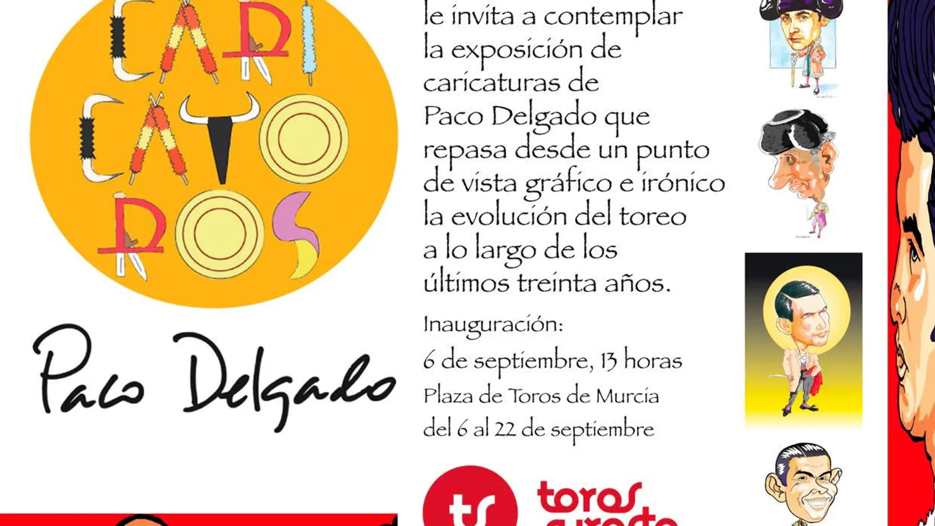 Las caricaturas de Paco Delgado en La Condomina