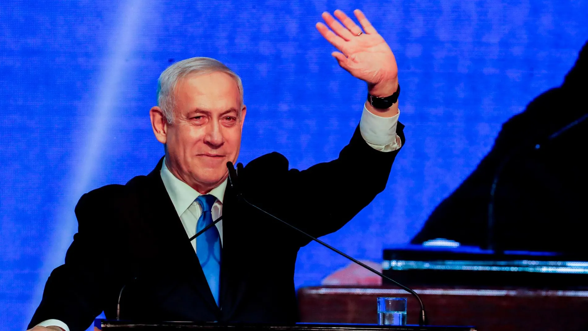 El primer ministro en funciones Netanyahu/Reuters