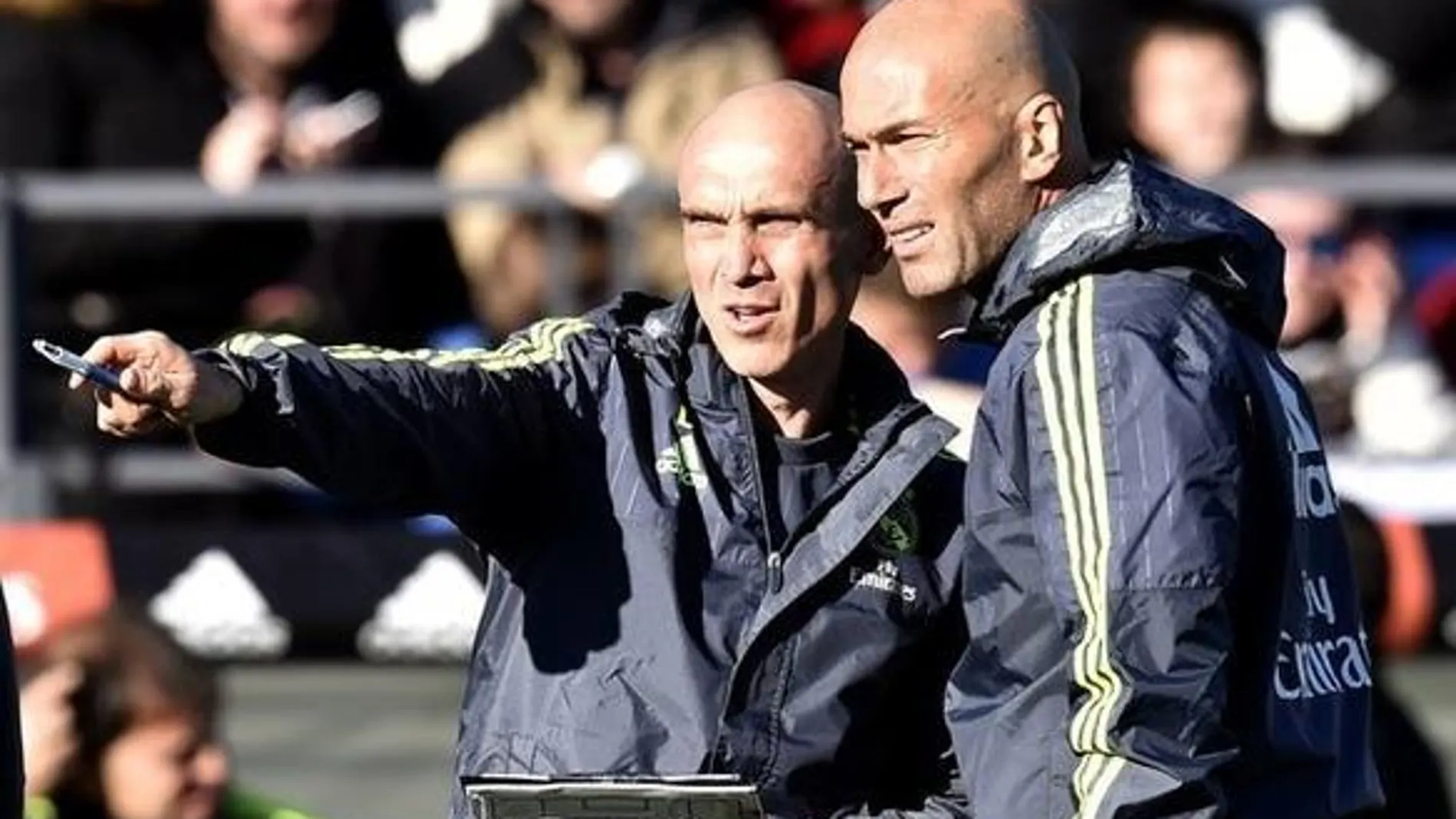 Bettoni y Zidane, en el Real Madrid