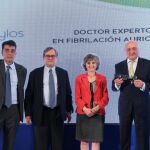 Sergio Alonso, Francisco Marhuenda, María Luisa Carcedo y Jesús M. Paylos González