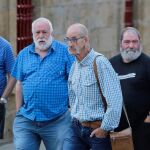 El expreso de ETA Jesús María Zabarte en Oñate para recibir eal preso de ETA Xabier Ugarte/Efe