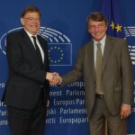 Puig saludó al nuevo presidente del Parlamento europeo, el italiano David Sassoli