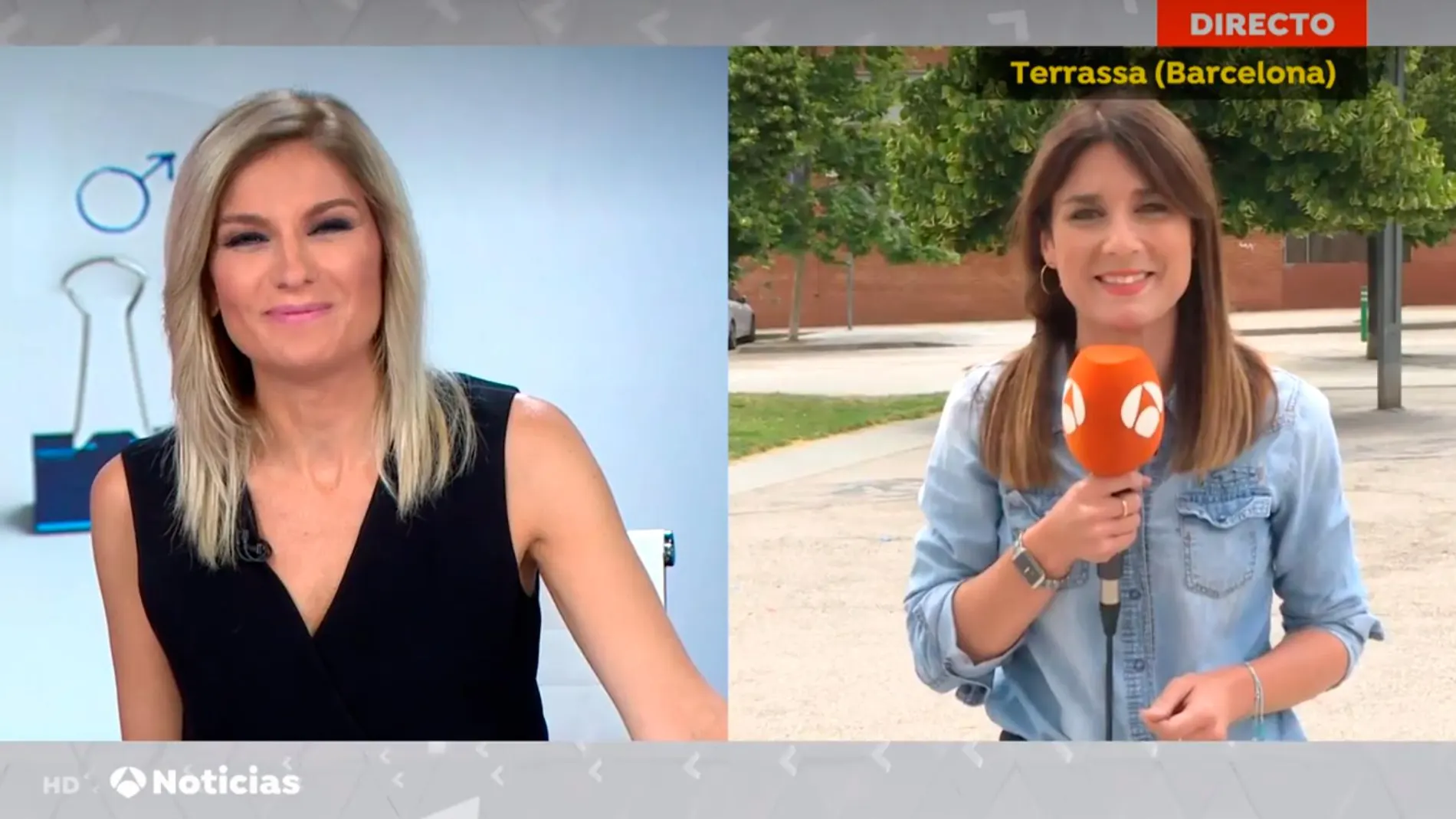 Blanca Basiano, en el “Noticias 1” del pasado 21 de junio, es homenajeada por Sandra Golpe