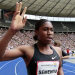 Caster Semenya, doble campeona olímpica de 800