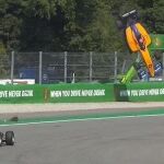 Susto en la carrera de F-3 en el Autódromo de Monza