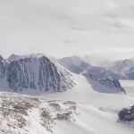 Imagen aérea de la Antártida
