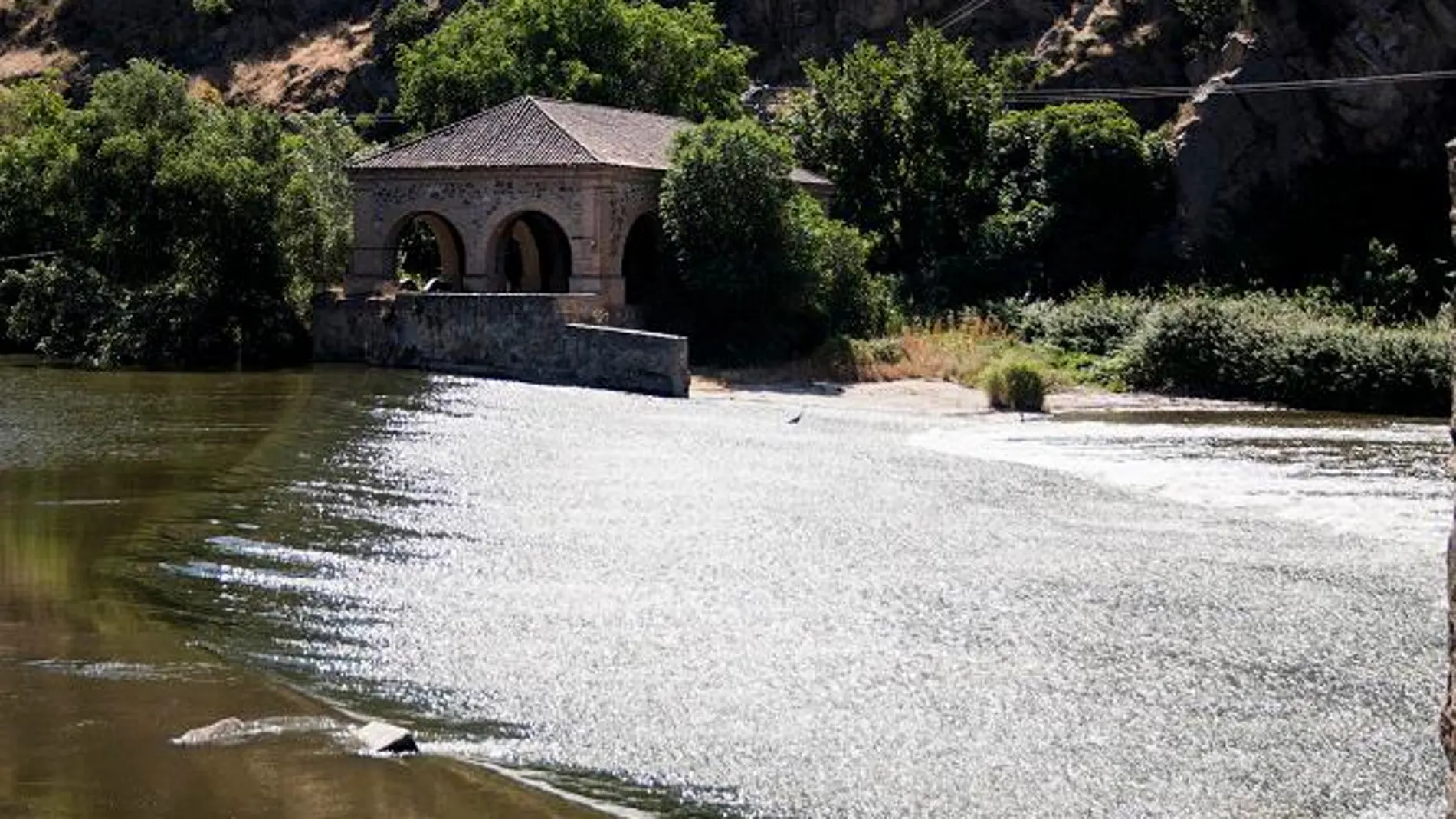 Zona del Barco de Pasaje de Toledo, lugar del río Tajo donde fue hallado el cadáver de la mujer / Ep