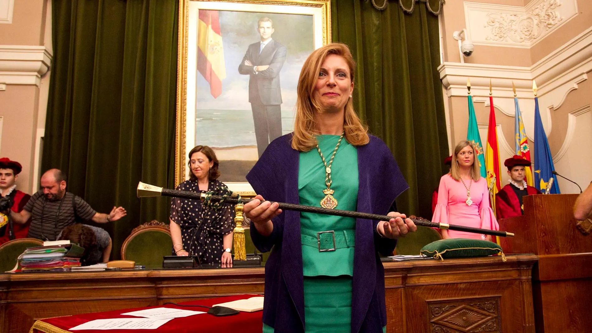 Amparo Marco es la única alcaldesa de las tres capitales de provincia, concretamente de Castellón