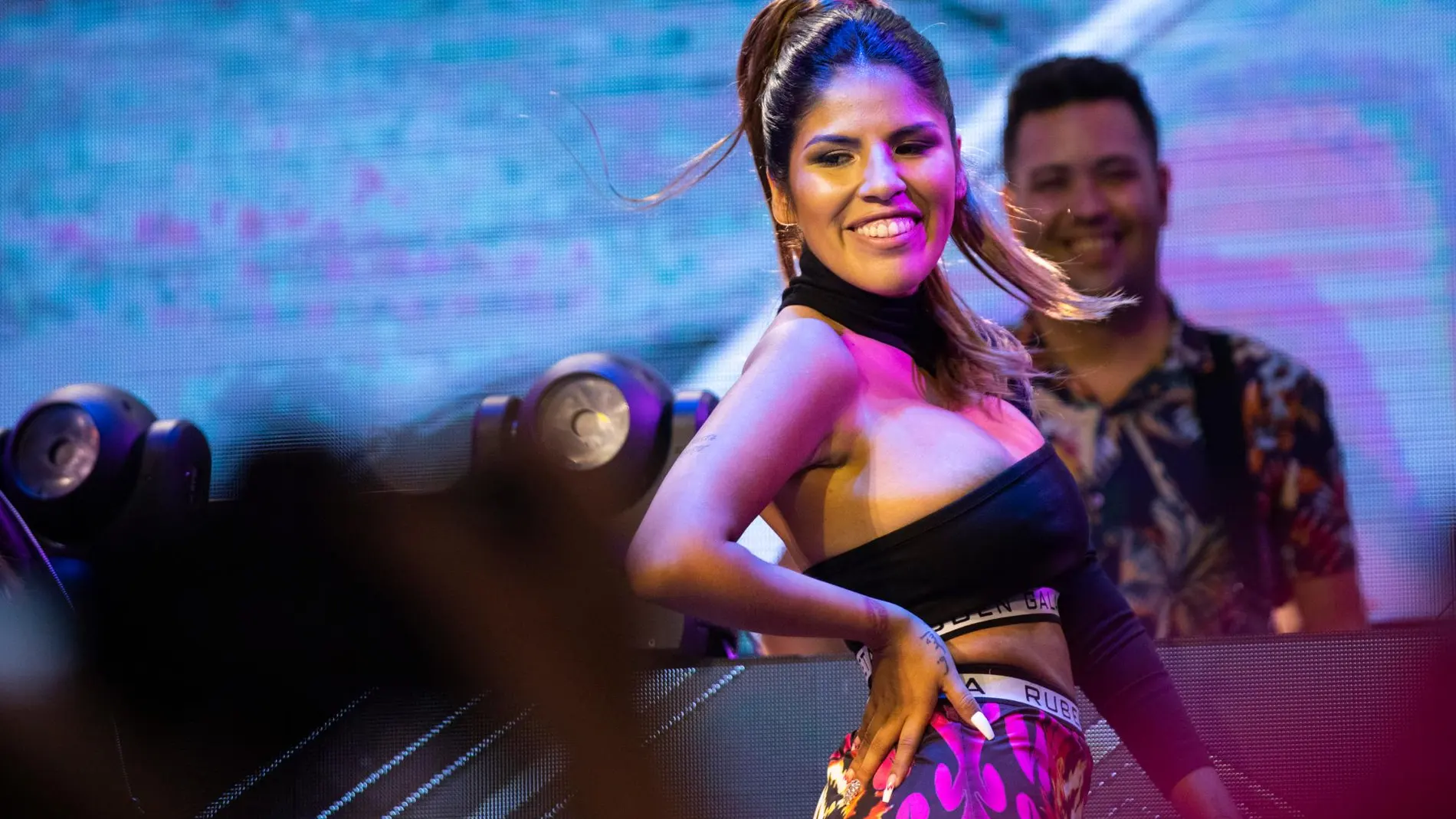 Chabelita Pantoja durante la presentación de su single “Ahora Estoy Mejor/Foto: Jesús G. Feria