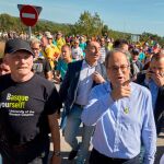 Torra acudió el jueves a una de las manifestaciones convocadas por entidades independentistas