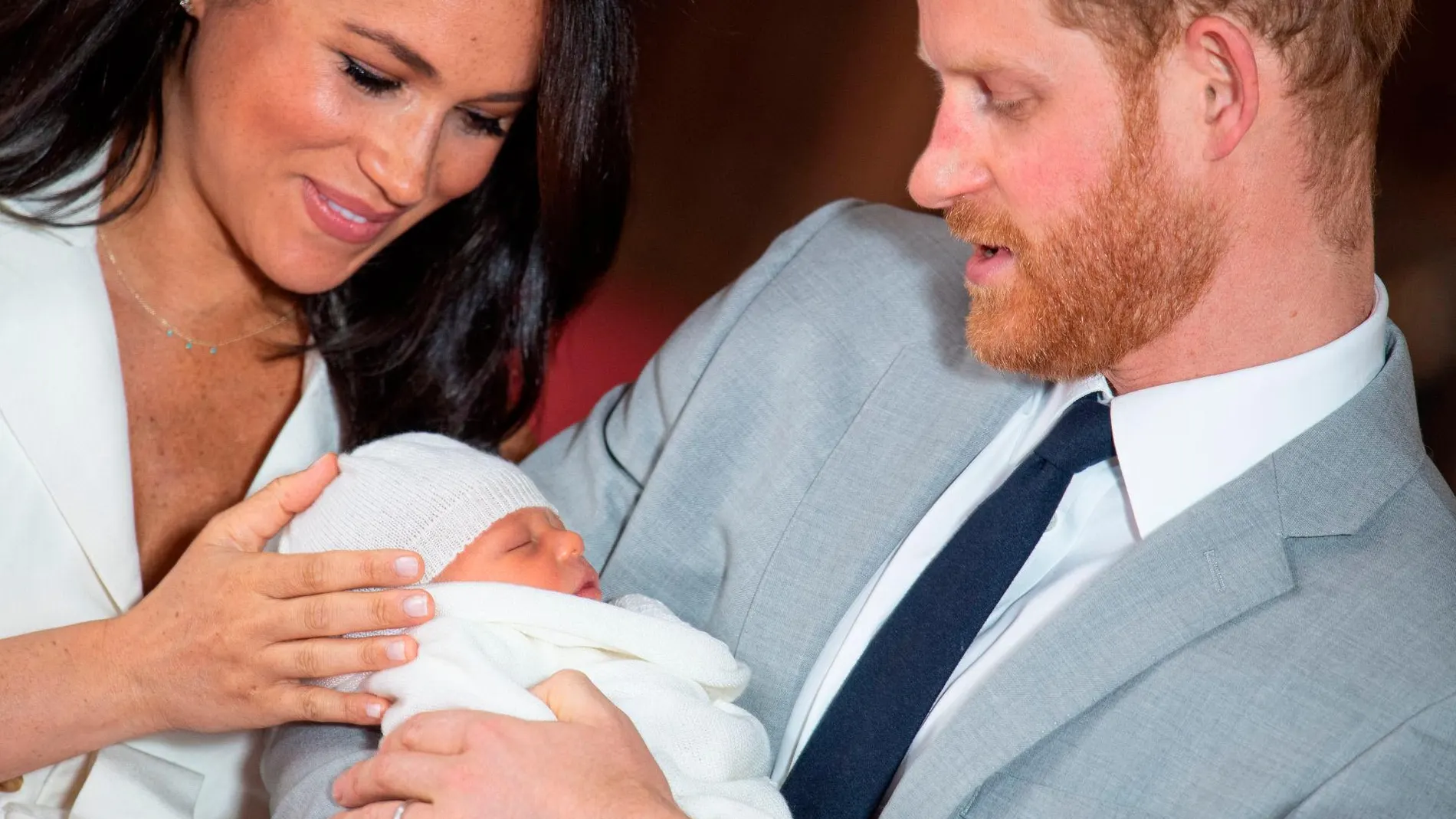 Meghan y Harry con el pequeño Archie Harrison / Foto. Gtres