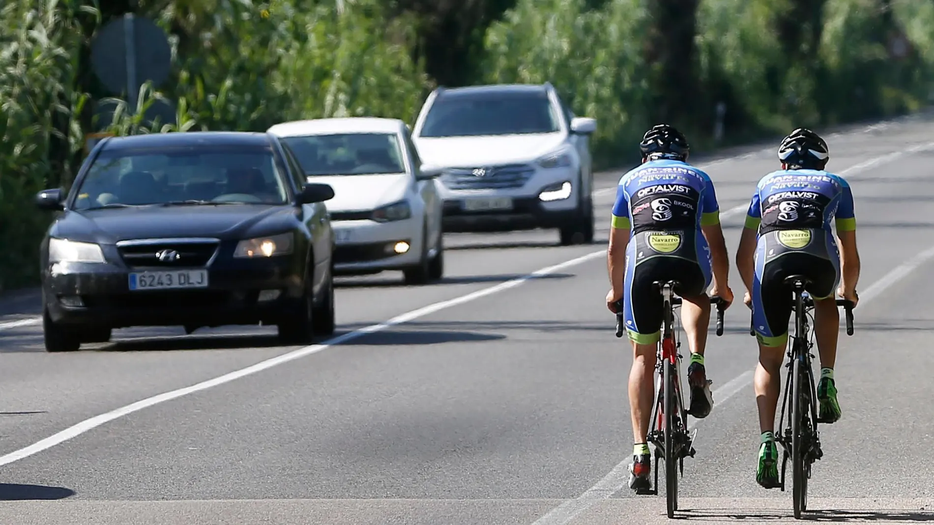 El 23 por ciento de los conductores murcianos no respeta la distancia con ciclistas