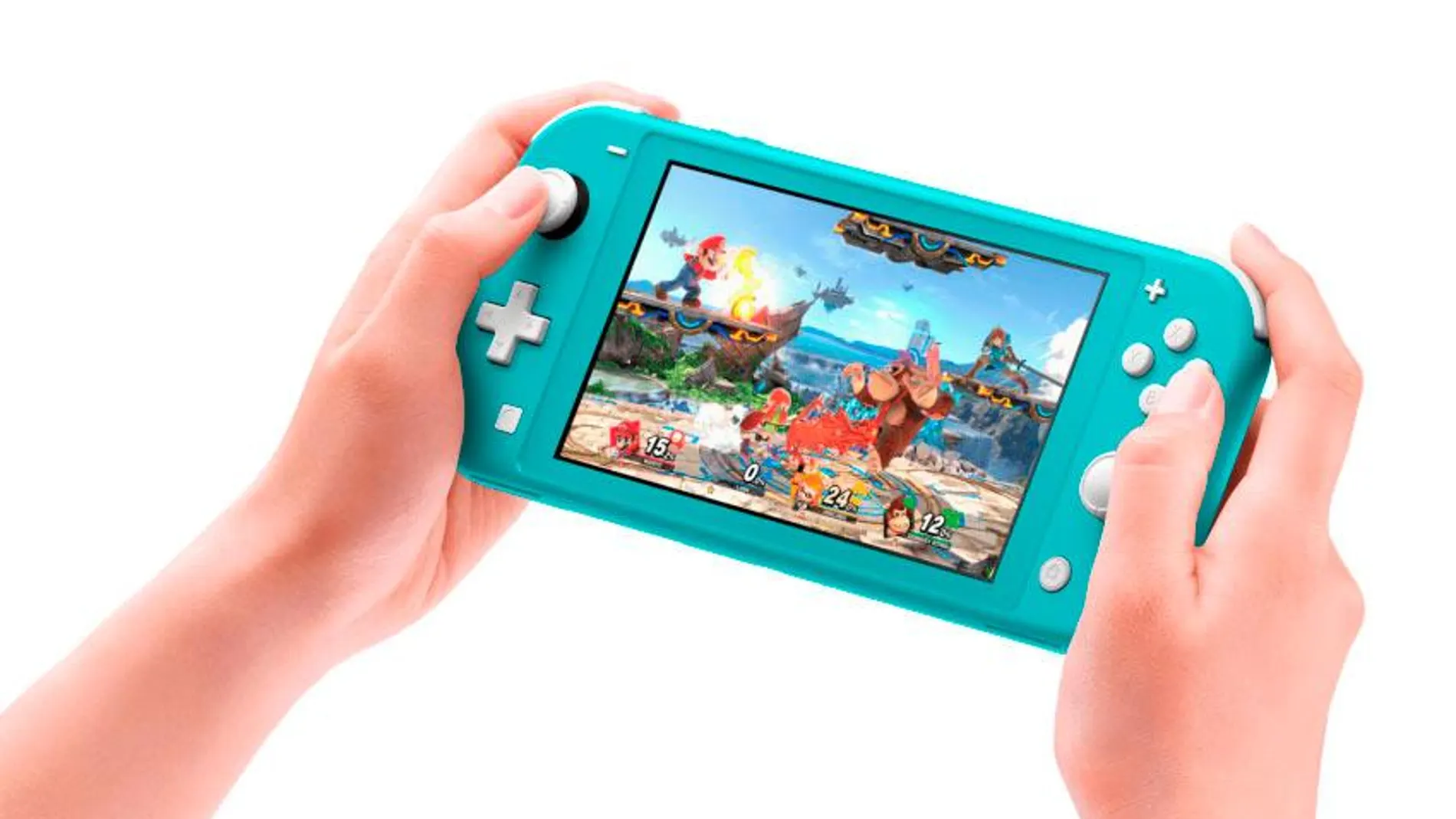 Imagen de cómo es la nueva Nintendo Switch Lite