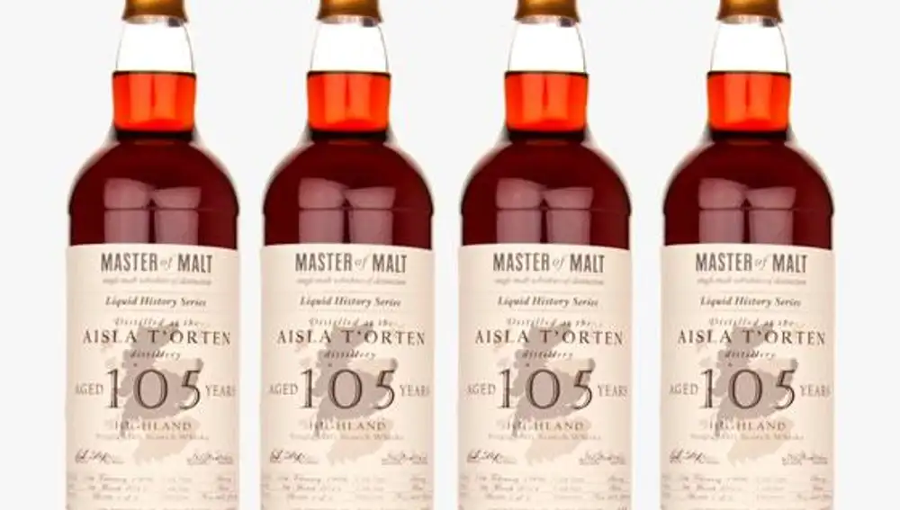 Master of Malt 105 años es el whisky más caro del mundo