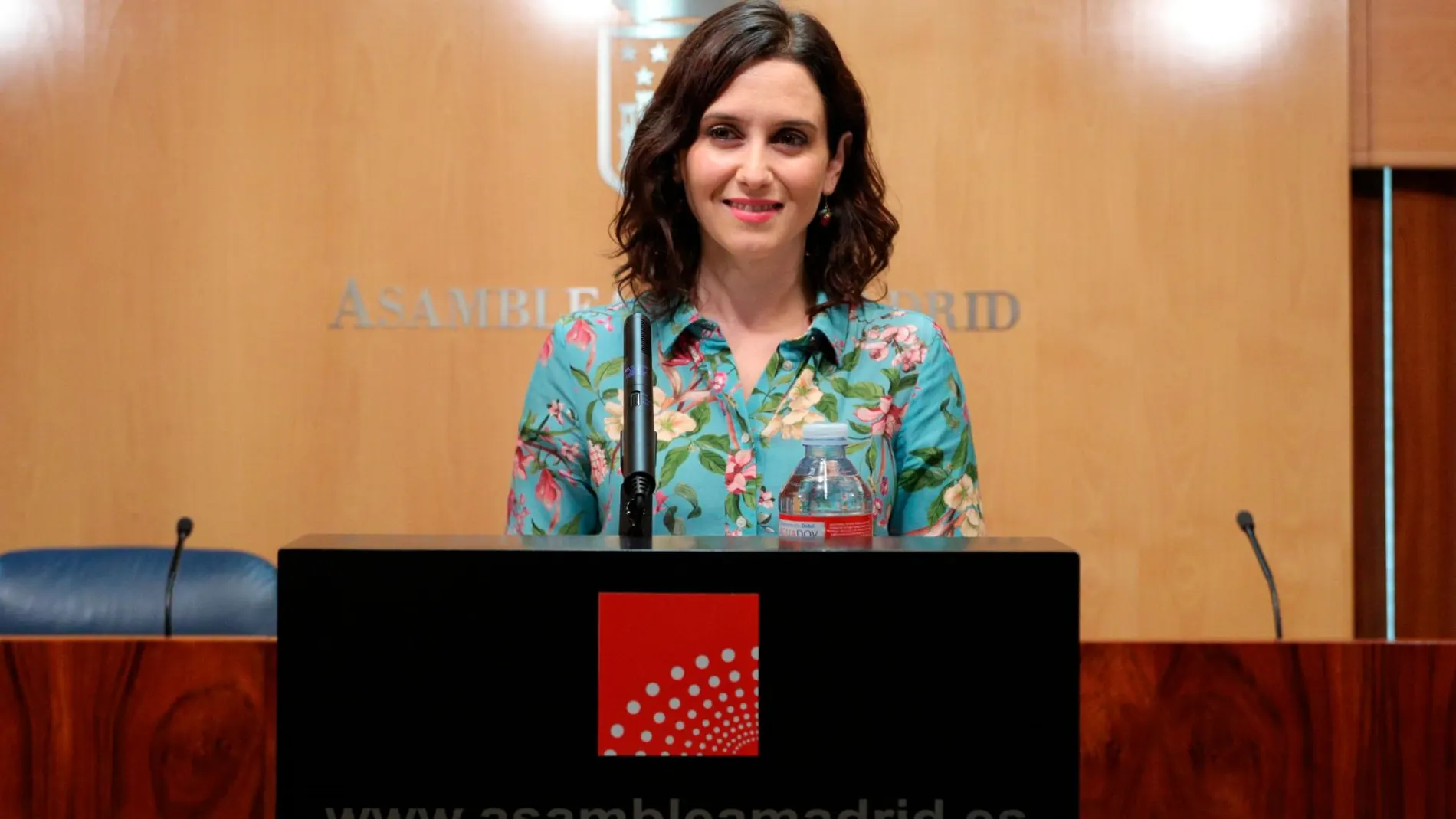 Isabel Díaz Ayuso, durante una rueda de prensa en la Asamblea de Madrid / Ep