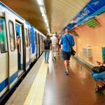 Los vigilantes de seguridad de Metro tienen prevista la huelga con carácter indefinido / Gonzalo B. García