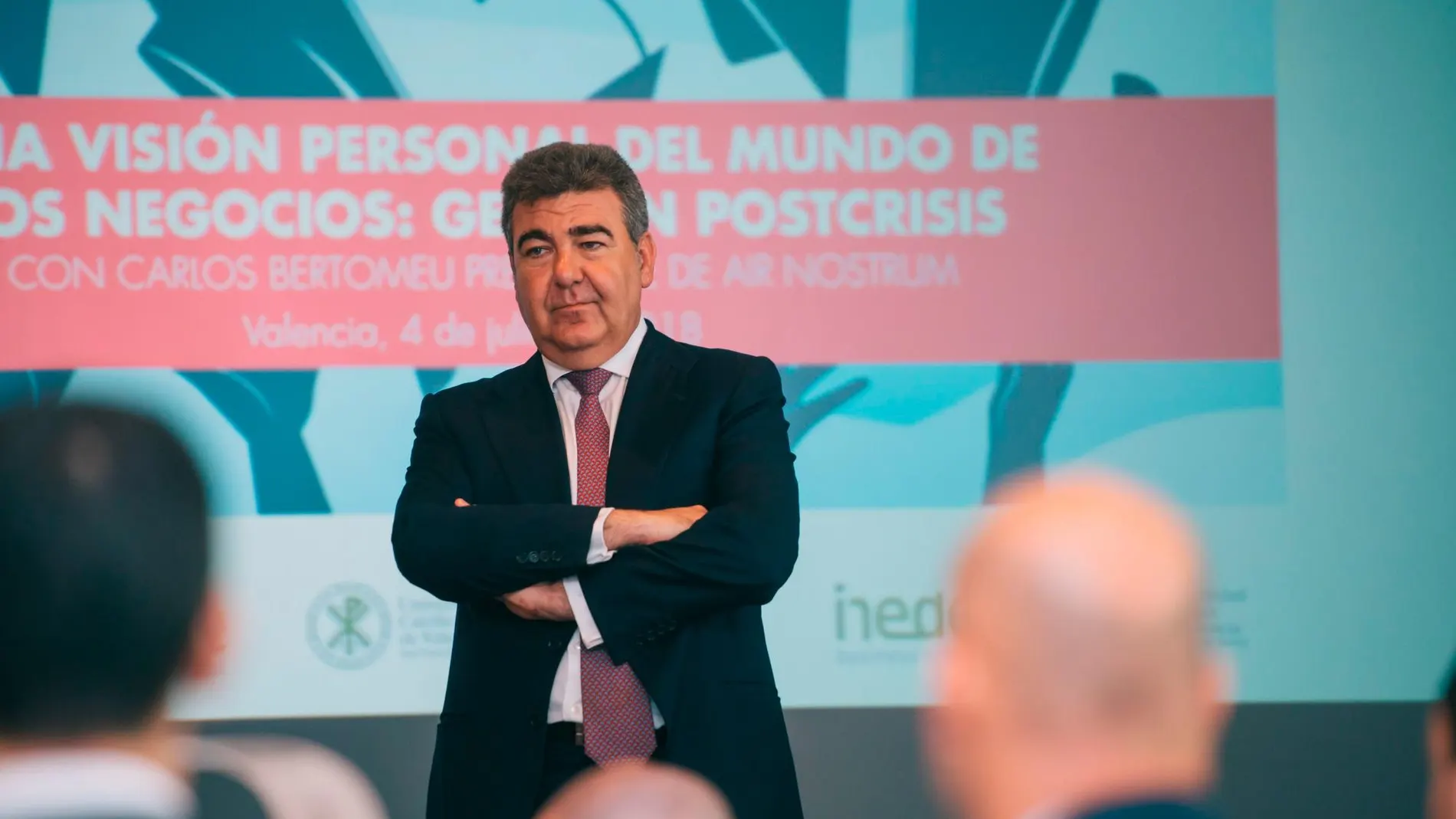 El consejero delegado de Air Nostrum, Carlos Bertomeu