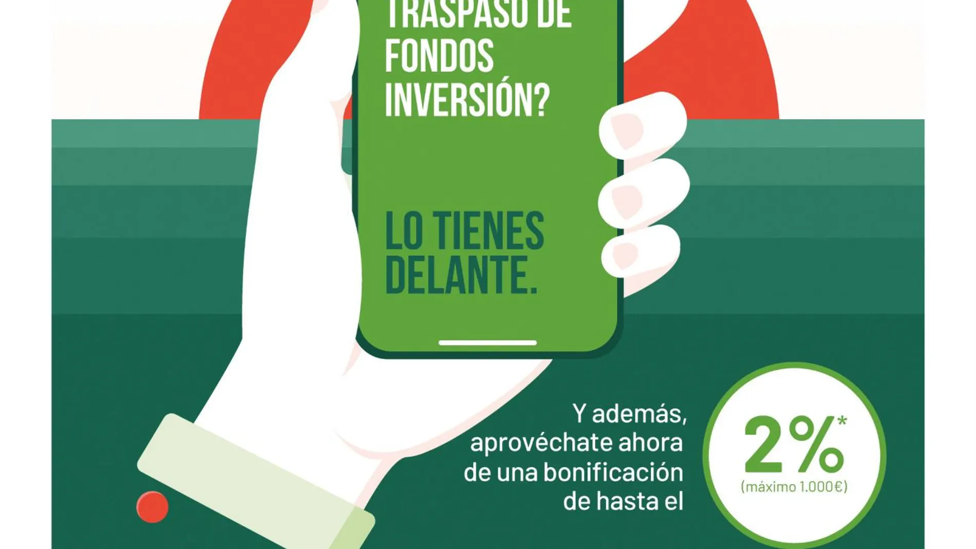Cartel que anuncia la nueva promoción de Unicaja Banco / La Razón