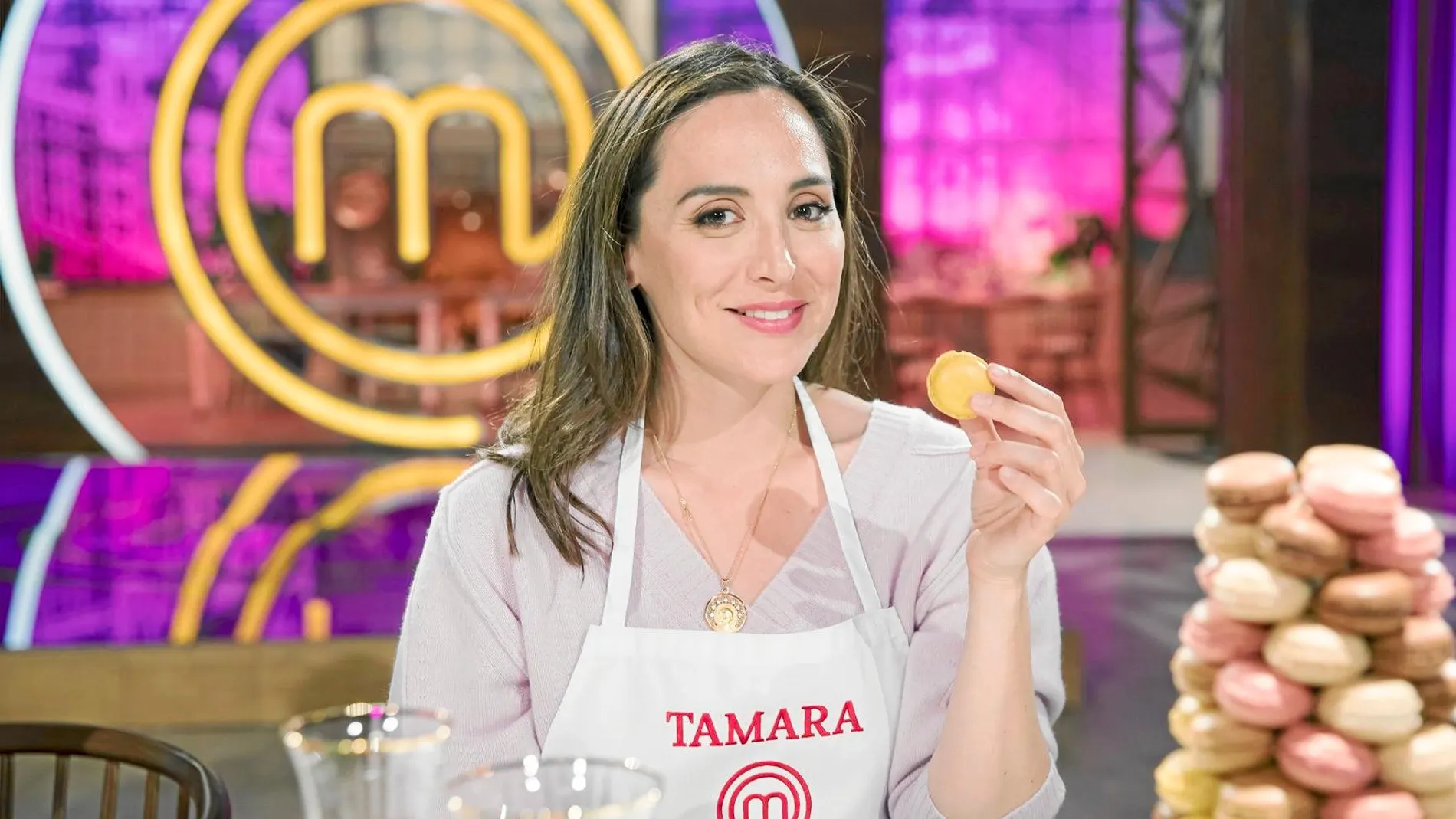 Tamara Falcó, durante su participación en el «talent» culinario