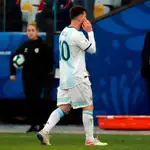  Las explosivas (y sancionables) palabras de Messi tras la tarjeta roja en el Argentina-Chile