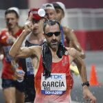 García Bragado, durante los 50 kilómetros marcha / Reuters