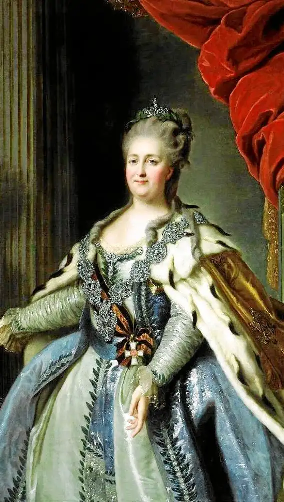 Retrato de Catalina la Grande, de Fedor Rokotov