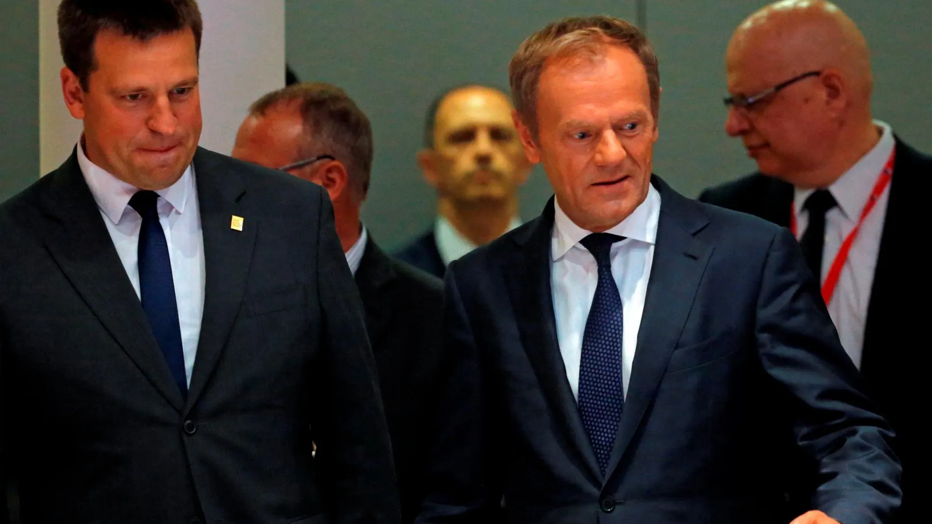 Donald Tusk, presidente del Consejo europeo, durante la cumbre europea en Bruselas / Reuters