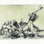Goya realizó una serie de 82 grabados que, bajo el nombre «Los desastres de la guerra», transmiten el horror y la crueldad de la contienda