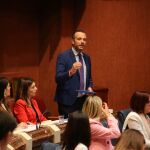 El presidente del Consejo de Gobierno, Fernando López Miras y el portavoz del PP en la sesión del control al Ejecutivo