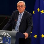Jean-Claude Juncker, en su despedida hoy del Parlamento Europeo/Efe