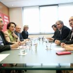 La ministra Valerio se reunió ayer con los sindicatos para tratar la subida de las pensiones
