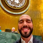 Nayib Bukele y el selfie con el que mostró su desaprobación por el actual formato de la Asamblea de la ONU