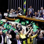Diputados de Brasil al aprobar el marco legal de la reforma de las pensiones / Efe