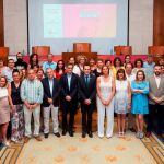 Foto de familia del presidente de la Diputación de Valladolid, Conrado Íscar, con los participantes en el IV Foro de Turismo de la Provincia