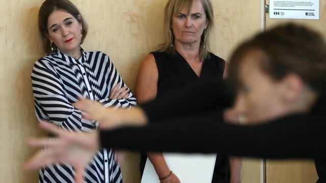 Marta Rivera de la Cruz, esta mañana durante la presentación de “Abierto en Canal”