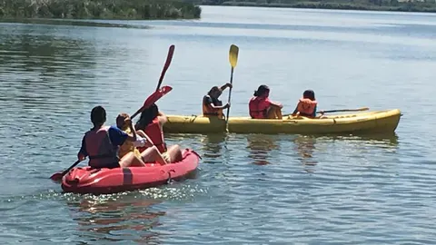 Imagen de archivo de un campamento de verano.