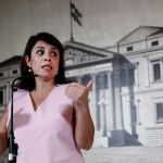 La portavoz del Grupo Parlamentario Socialista en el Congreso de los Diputados, Adriana Lastra