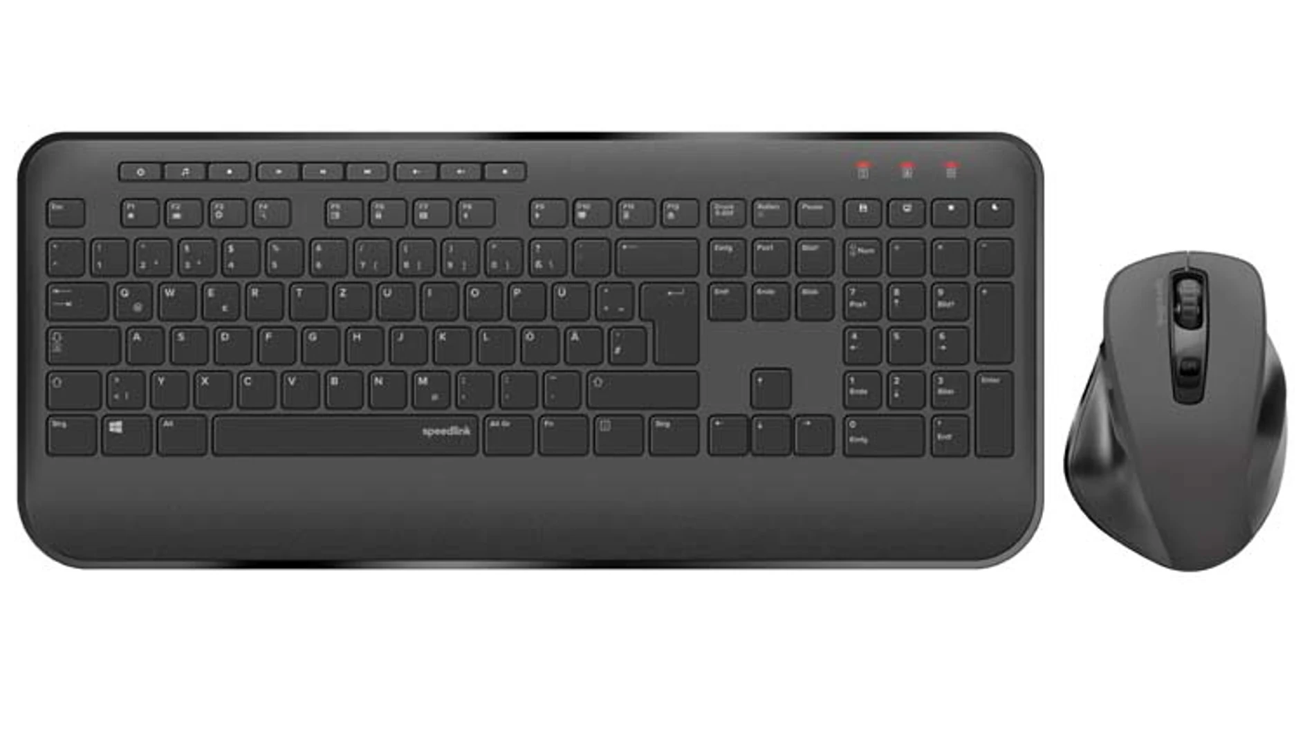 El conjunto de teclado y ratón Nobela tiene 25 teclas adicionales, 13 botones multimedia y 12 multifunción.