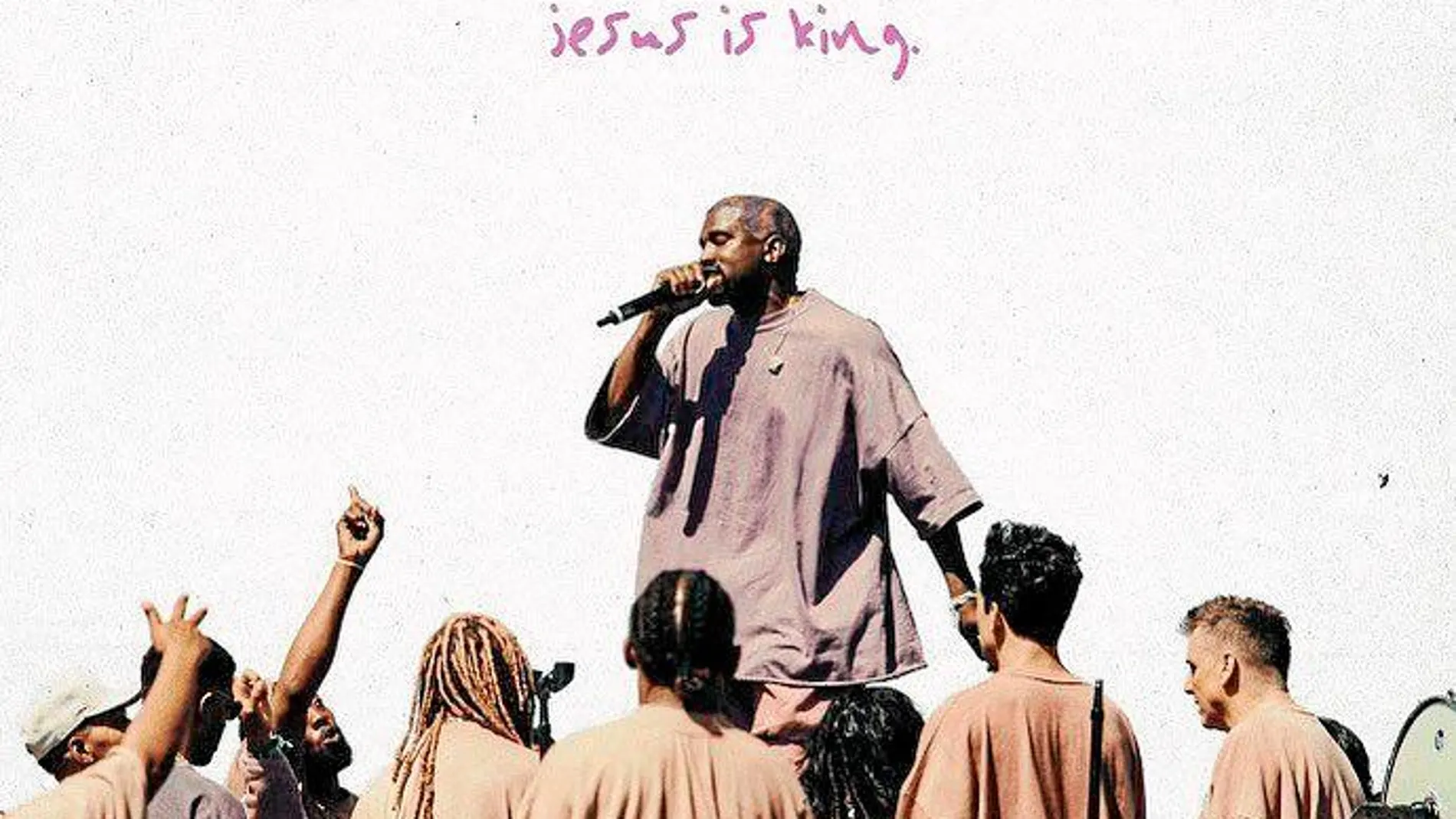 Una imagen del anunciado y pospuesto trabajo de Kanye West, «Jesus Is King», que podría ser una misa o un sermón discográfico