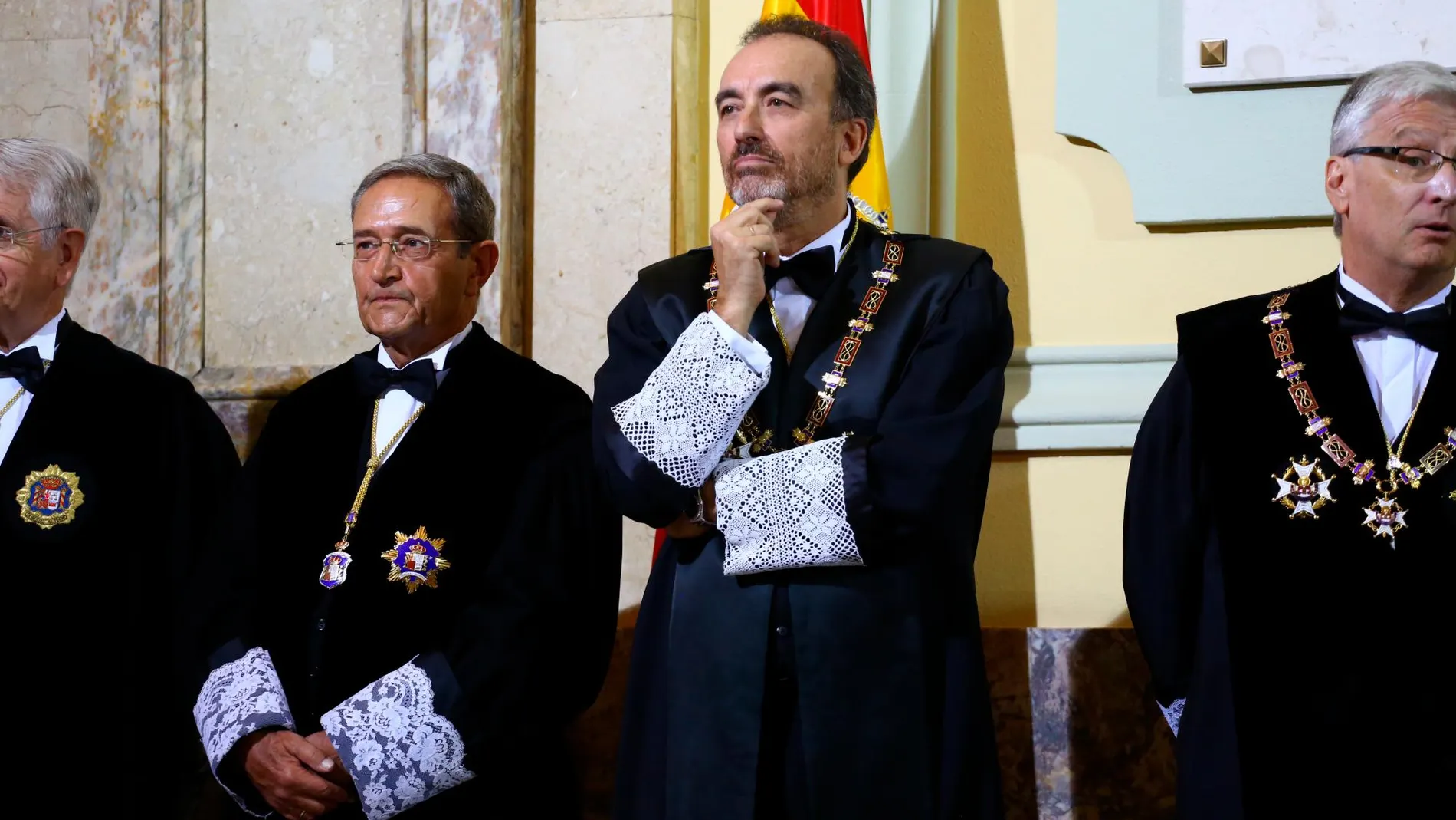 El juez Marchena, hoy, durante la apertura del año judicial. (Foto: Cipriano Pastrano)