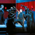 Imagen del ensayo general de «Il trovatore», de Verdi, que el Teatro Real estrenará mañana en Madrid