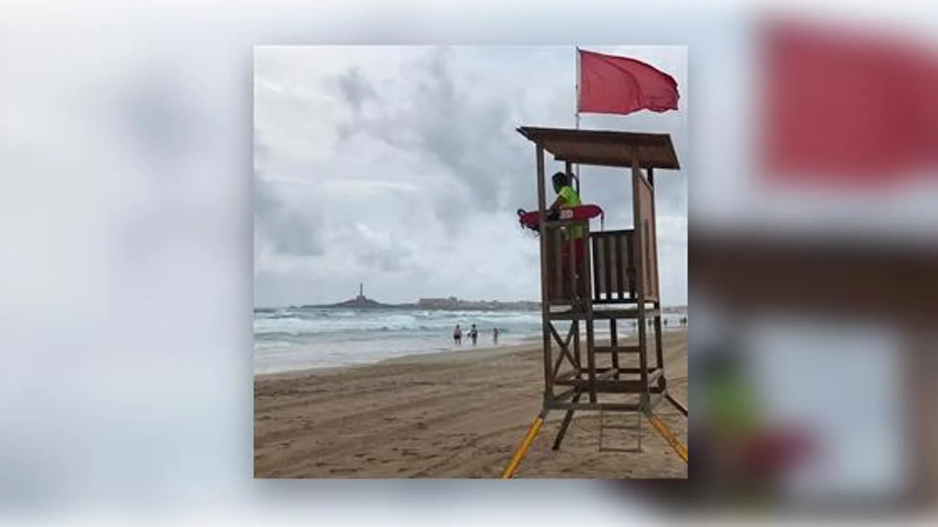 Bandera roja en cinco playas de La Manga de Cartagena y San Javier y una en Lorca